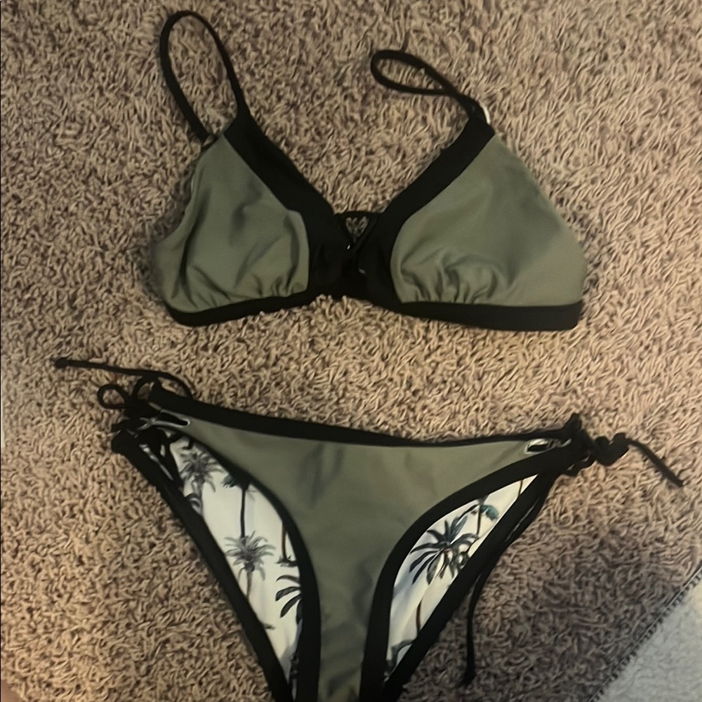 Body Glove Olive and Black Bikini